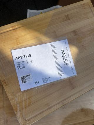 Tabla de cortar bambú extra A ESTRENAR