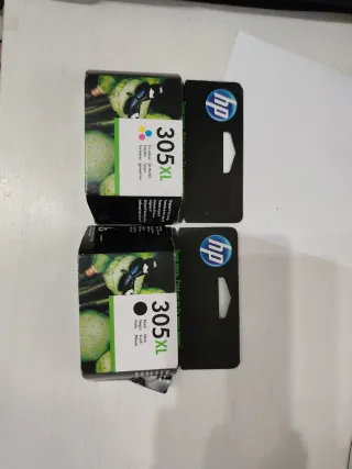 Cartuchos Tinta HP 305XL Color y Negro