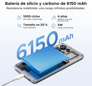 Teléfono móvil Android 16 de 128GB