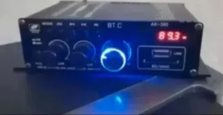Amplificador AK380 Bluetooth 800W + Mando + Fuente