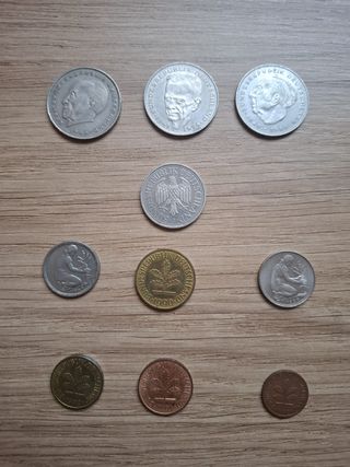 Lotto di 14 monete storiche Germania RFT e RDT