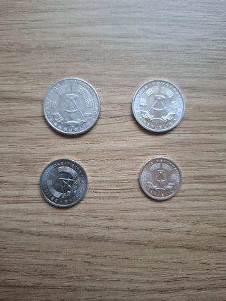 Lotto di 14 monete storiche Germania RFT e RDT