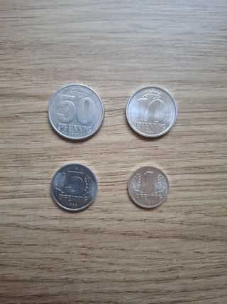 Lotto di 14 monete storiche Germania RFT e RDT