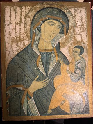 Icona Sacra Ortodossa Madonna e Bambino