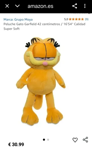 Peluche Garfield 42 cm