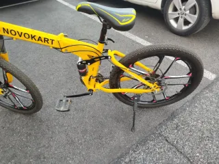 Bicicleta Plegable Amarilla NOVOKART