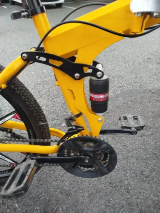 Bicicleta Plegable Amarilla NOVOKART