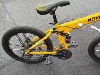 Bicicleta Plegable Amarilla NOVOKART