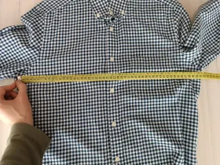 Lote 2 Camisas Emidio Tucci Cuadro Vichy Talla S