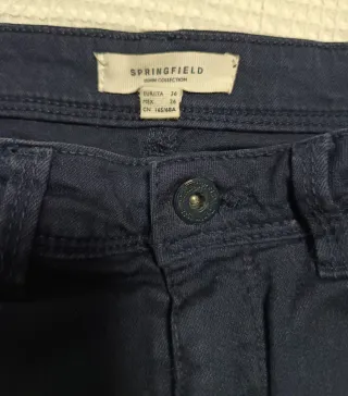 Pantalón Springfield T 36 Azul Mujer