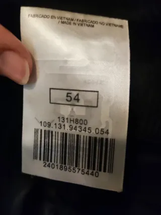 Traje de chaqueta caballero talla 60