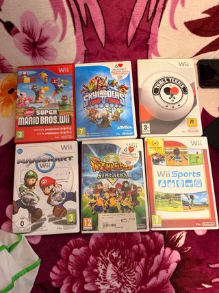 Nintendo Wii Azul Completa