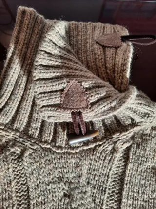 Maglione uomo collo alto lana