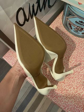 Zapatos Zara Talla 37 Blancos