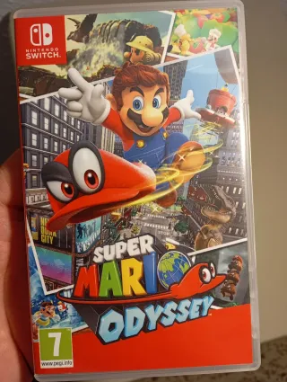 Caja juego Super Mario Odyssey Switch