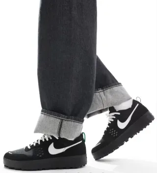 Zapatillas Nike Kids T36.5 Negras Unisex