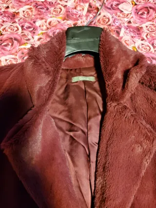 Dixie Pelliccia Sintetica Borgogna Taglia S