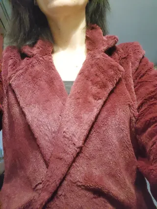 Dixie Pelliccia Sintetica Borgogna Taglia S