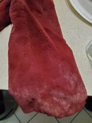 Dixie Pelliccia Sintetica Borgogna Taglia S