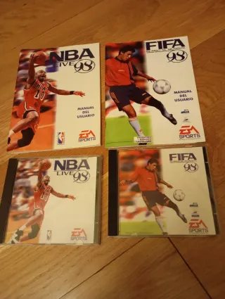 Juegos PC NBA Live 98 y FIFA 98