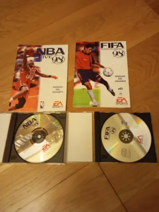 Juegos PC NBA Live 98 y FIFA 98