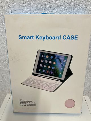 Funda Teclado Smart para iPad Air/Pro Rosa