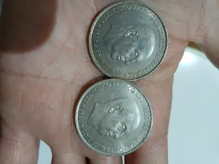 10 Monete 100 Peseta Argento 1966 Francisco Franco