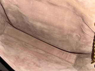 Bolso Saint Laurent Kate Doble Cara Cadena Dorado