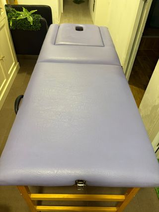 Camilla portátil morada 1.85m