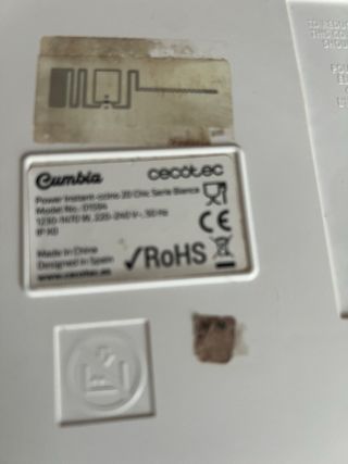 Cafetera Cecotec Cumbia RoHS, accesorios