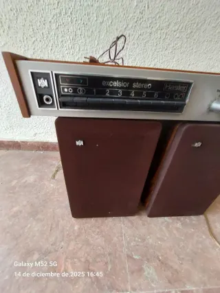 Equipo de música vintage Hasler Excelsior Stereo