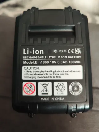 2 Baterías 18V 6.0Ah