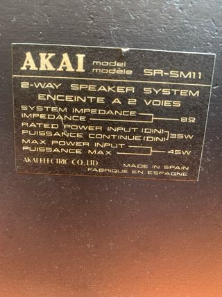 Akai AC3800L Centro Hi-Fi Plata