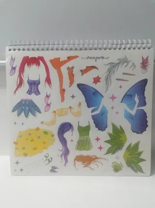 MUNDO DE HADAS Libro de plantillas de dibujo.