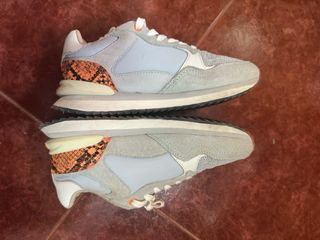 Zapatillas Hoff Ushuaia Gris Naranja T36