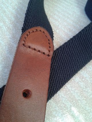 NUEVO Cinturón PIEL marino adaptable