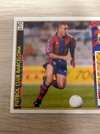 Cromo Ronaldo FC Barcelona Liga 97/98