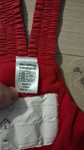 Buzos Nieve Niño Talla 4 Años