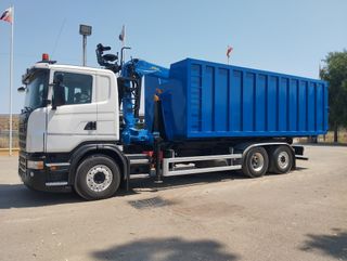 Scania G 440-CAMIONES GANCHO CON GRUA
