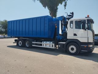 Scania G 440-CAMIONES GANCHO CON GRUA