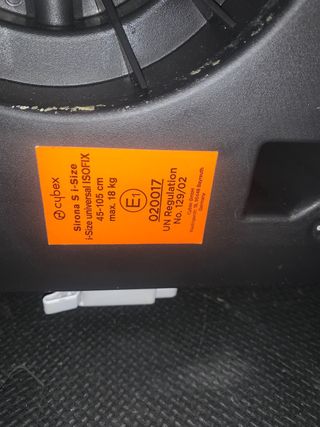 Silla de coche Cybex negra