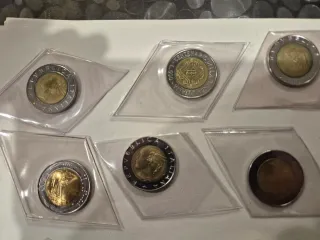 22 pezzi 500 Lire Monete Italiane