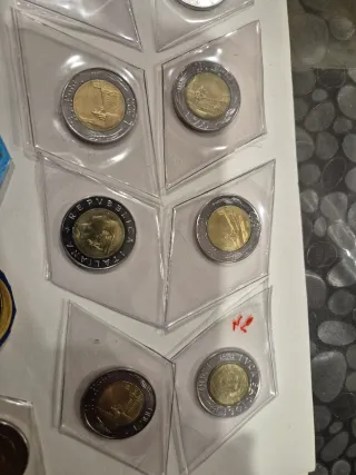 22 pezzi 500 Lire Monete Italiane