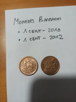 Monedas Barbados