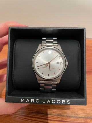 Reloj Marc Jacobs Plata y Blanco