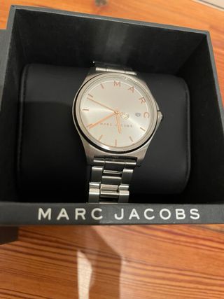 Reloj Marc Jacobs Plata y Blanco