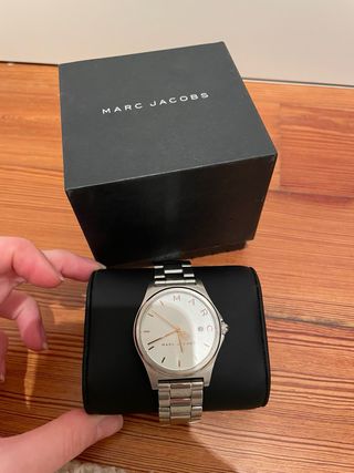 Reloj Marc Jacobs Plata y Blanco
