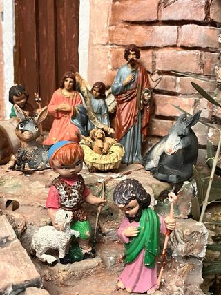 Nacimiento Belén Plástico Figuras