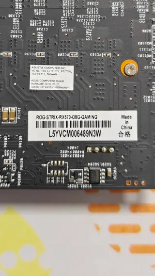 ASUS ROG Strix RX 570 8GB GDDR5 OC