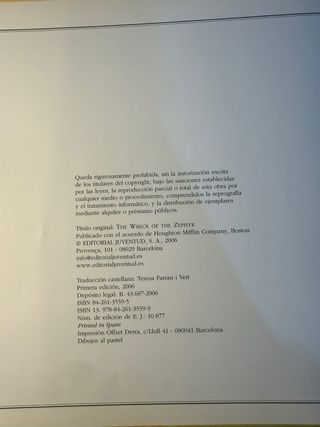 El naufragio del Zefiro